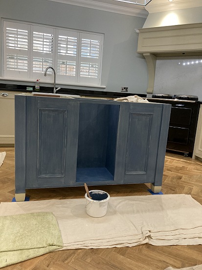 Hand painted kitchen stage 2